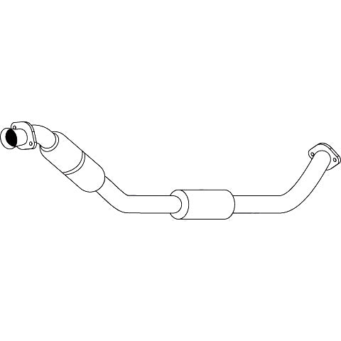Redback LHS Catalytic Converter – Commodore/Calais VZ 3.6L V6 | C7778