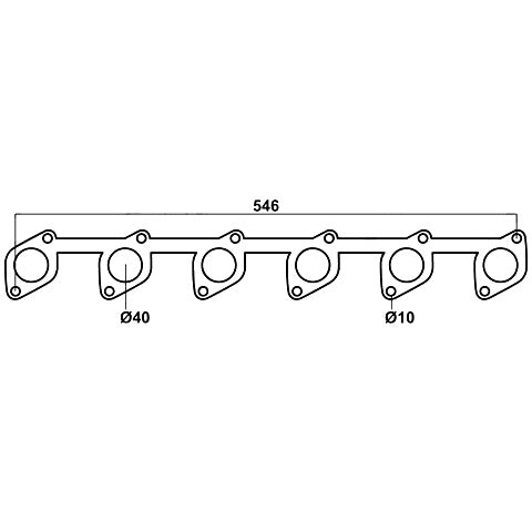 Redback Ford Falcon EA–AU 6-Cylinder Header Gasket | DSF061
