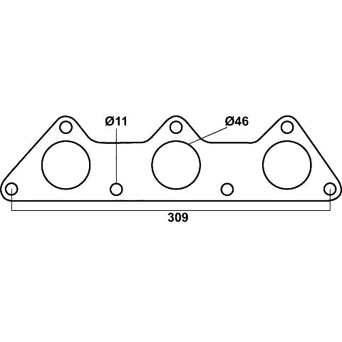 Redback Mitsubishi Magna / Verada / Pajero / Triton V6 Header Gasket | DSF158
