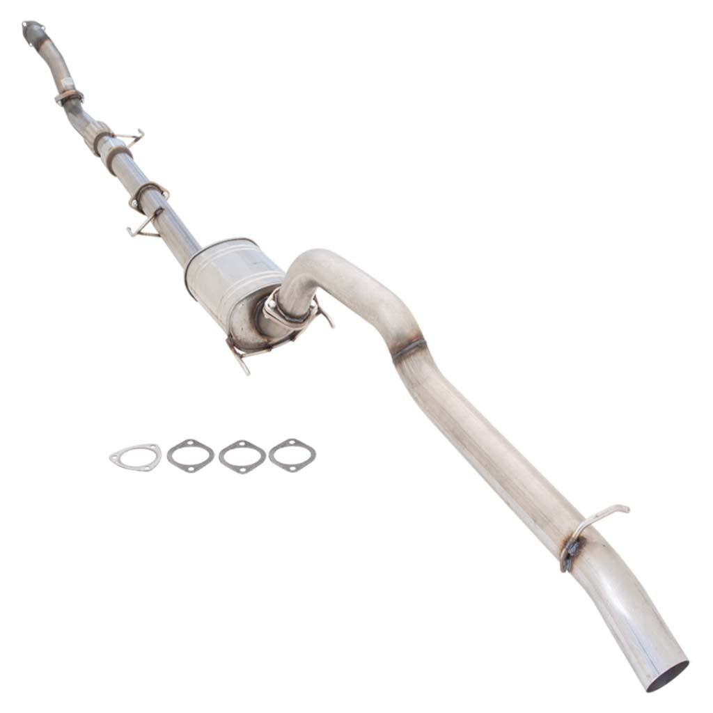 Toyota Hilux turbo-back exhaust with metallic cat