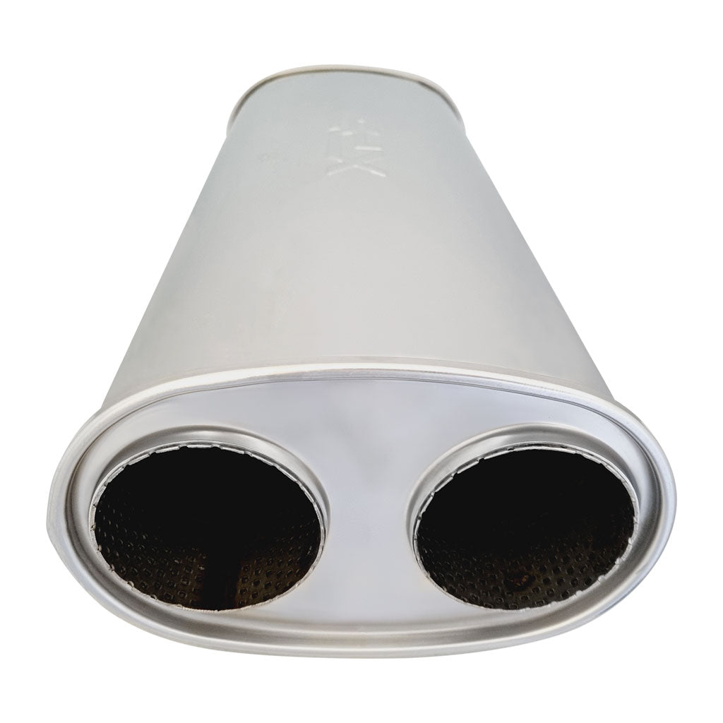 E848GPX-304P — 8" x 5" Dual/Dual Configurations Mufflers | Stainless 304 | Select Your Size Length and Internal Options
