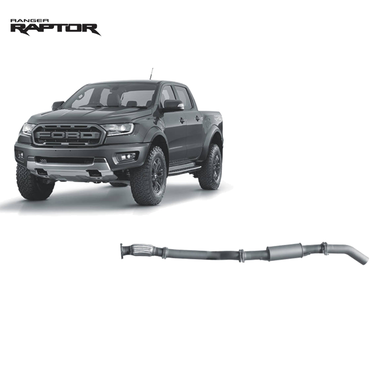 Redback 3-inch DPF-Back, Resonator – Ford Raptor 2.0L Bi-Turbo | FRX22400-PR