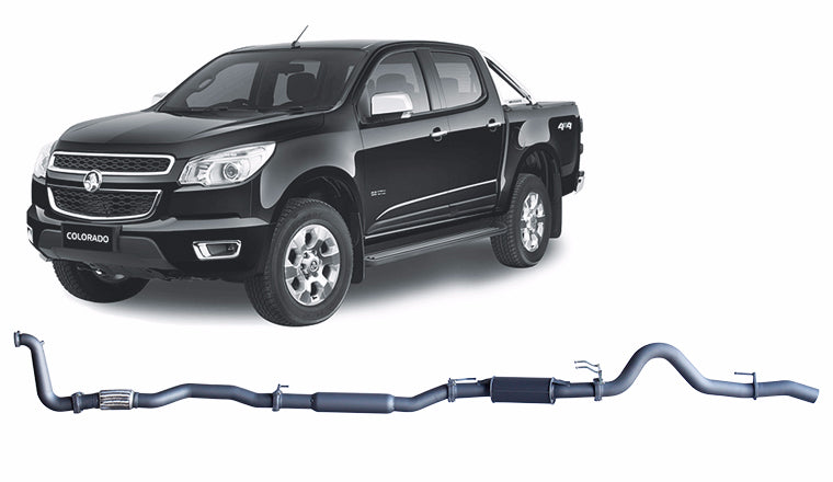 Redback 3-inch Turbo-Back, Resonator, No Cat – Holden Colorado RG 2.8L | HCX11100-PR