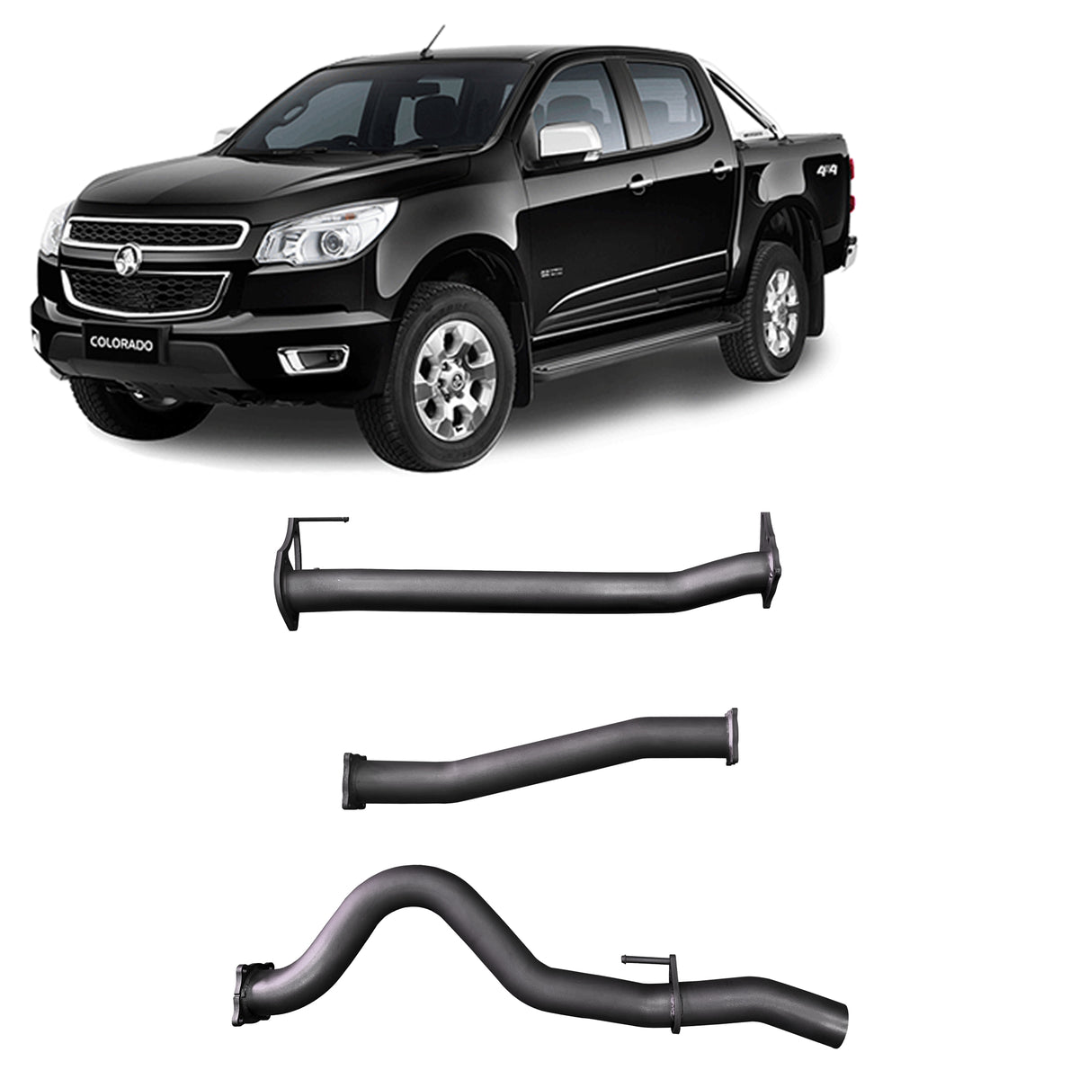 Redback 3-inch DPF-Back, Muffler Delete – Holden Colorado | HCX13300-PO