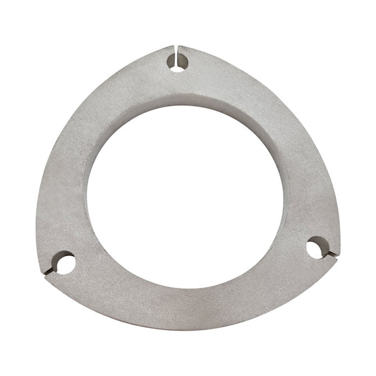 HFP400-350SS — HFP400-350SS Flange Plate Twin 3 Bolt 1 x 4" 102mm DIA 1 x 3 1/2" 89mm DIA Stainless Steel