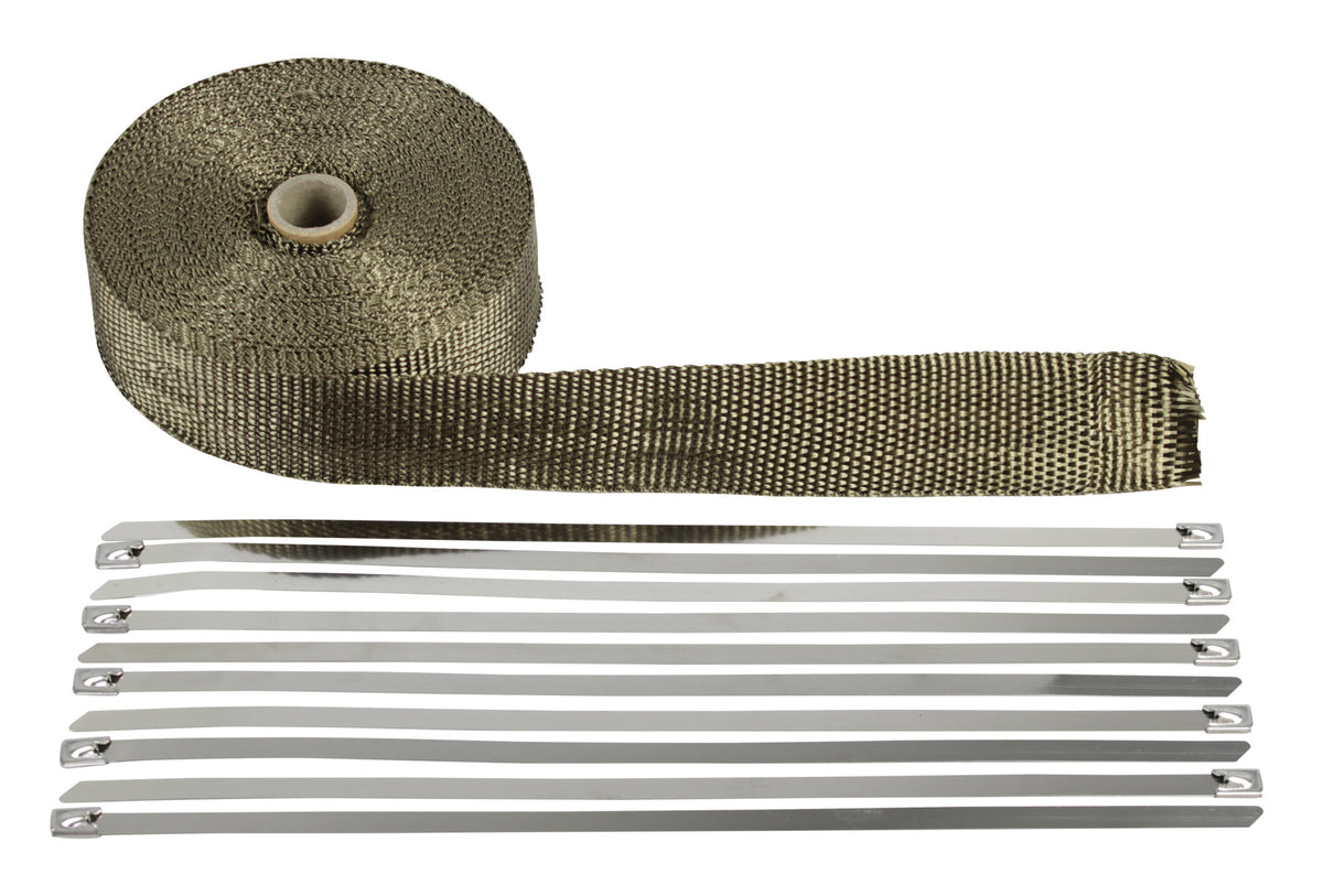 Redback Titanium Heat Tape – 51mm × 2mm × 15m + 10 Ties | HTTI0512-15-10CT