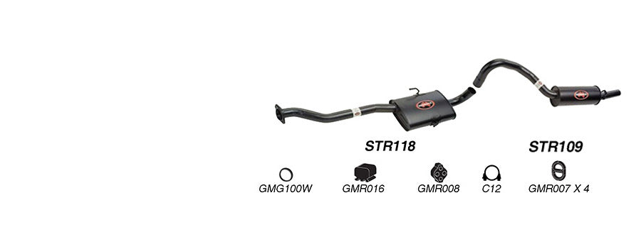 Redback 2.5-inch Cat-Back Exhaust, Single Outlet – Holden Commodore | K-RPM15633