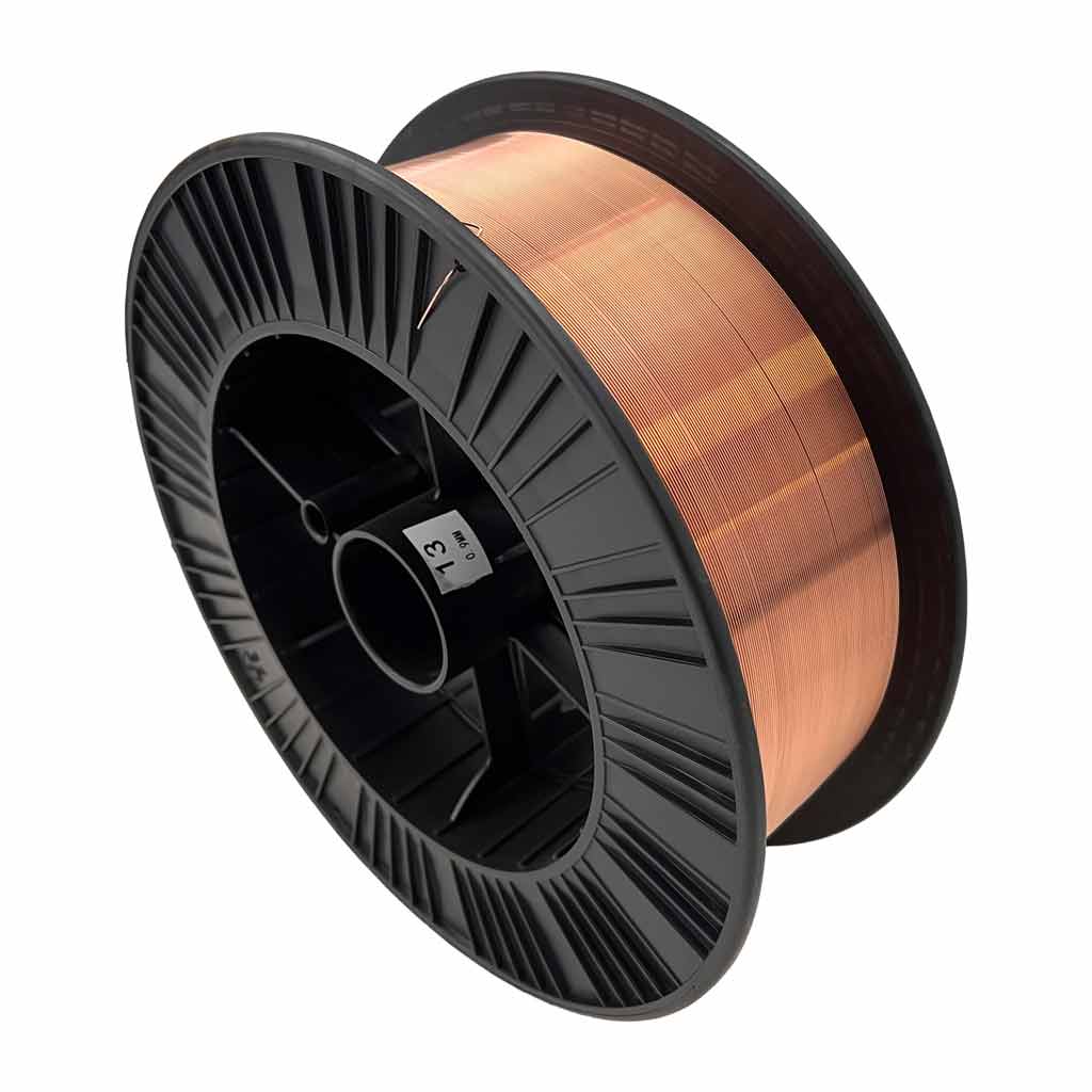 MIG09 — 0.9mm Mild Steel MIG Wire on 15kg Precision Layer Wound Plastic Spools