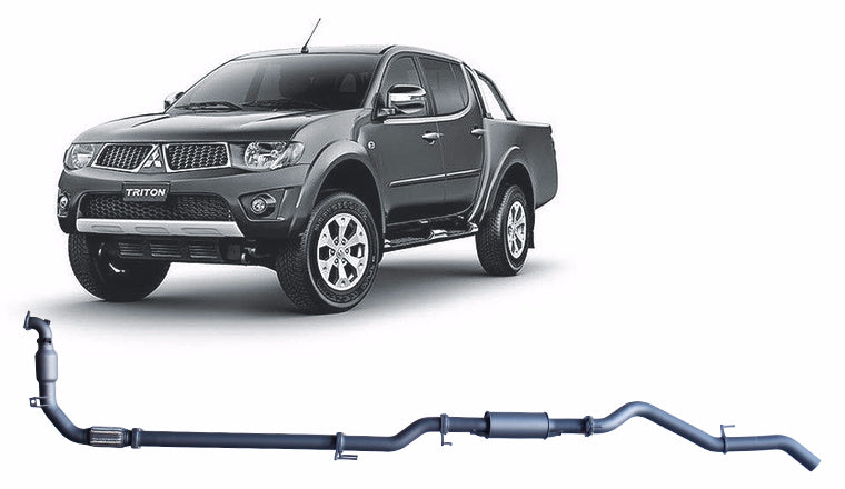 Redback 3-inch Turbo-Back, Cat & Resonator – Mitsubishi Triton MN | MTX32200-CR