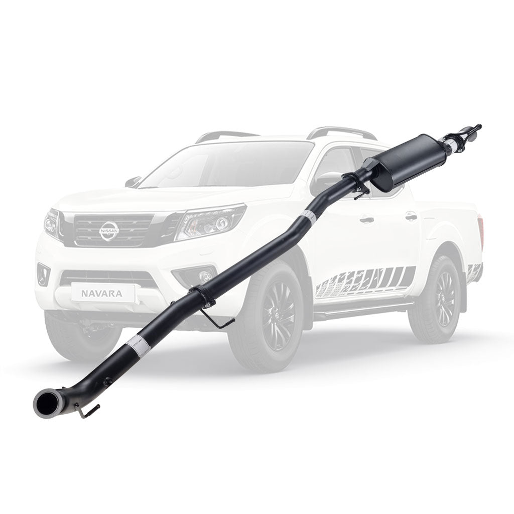 Nissan Navara D23 2.3L YS23DDTT 2015+ 3" Turbo-Back DPF Delete Exhaust With Muffler Only – Diff Dumped – NI221-MOD — NI221-MOD