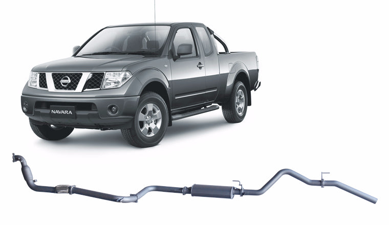 Redback 3-inch Turbo-Back, Cat & Large Muffler – Nissan Navara D40 2.5L | NNX52800-CM