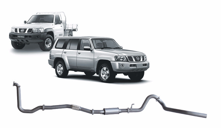 Redback 3-inch Turbo-Back, Resonator, No Cat – Nissan Patrol GU 3.0L | NPX51200-PR