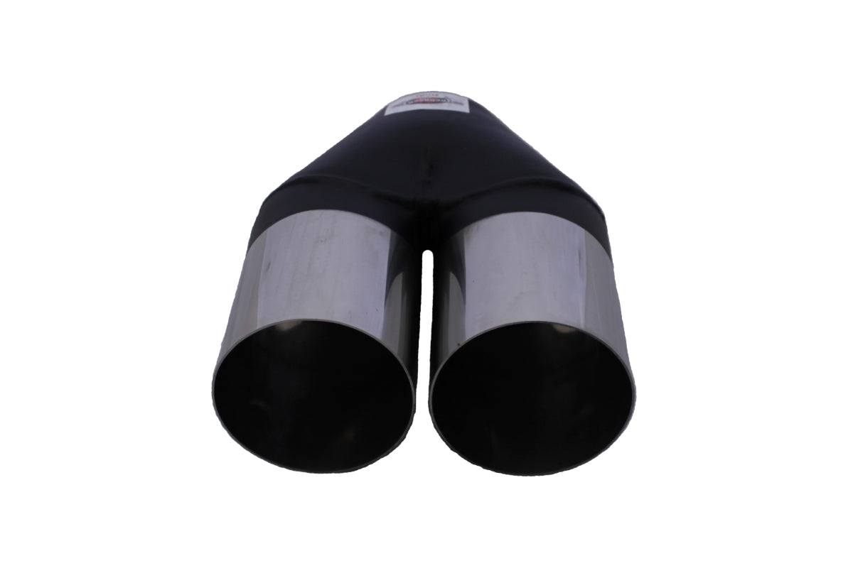 Redback 2.5" Inlet Twin 3.5" Straight-Cut Exhaust Tip | RYP081