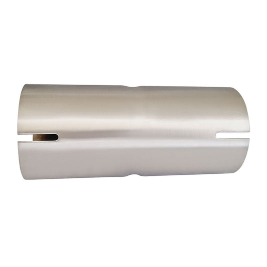 STC250-304B — 2.5-2.5" Double Couplers SS304 Brushed 6" (152mm) Whole Length 1.5mm WT