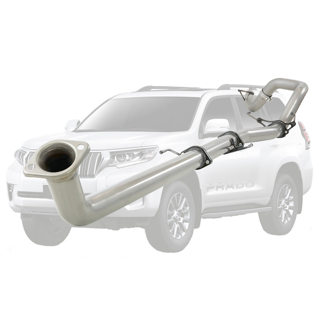 Toyota Prado 150 stainless DPF back pipe TY205-POSS
