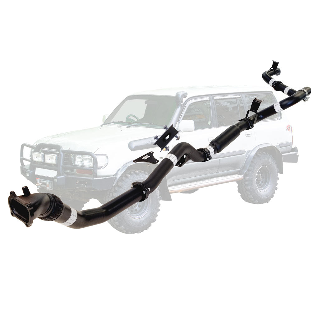 Toyota LandCruiser 80 Series turbo-back exhaust