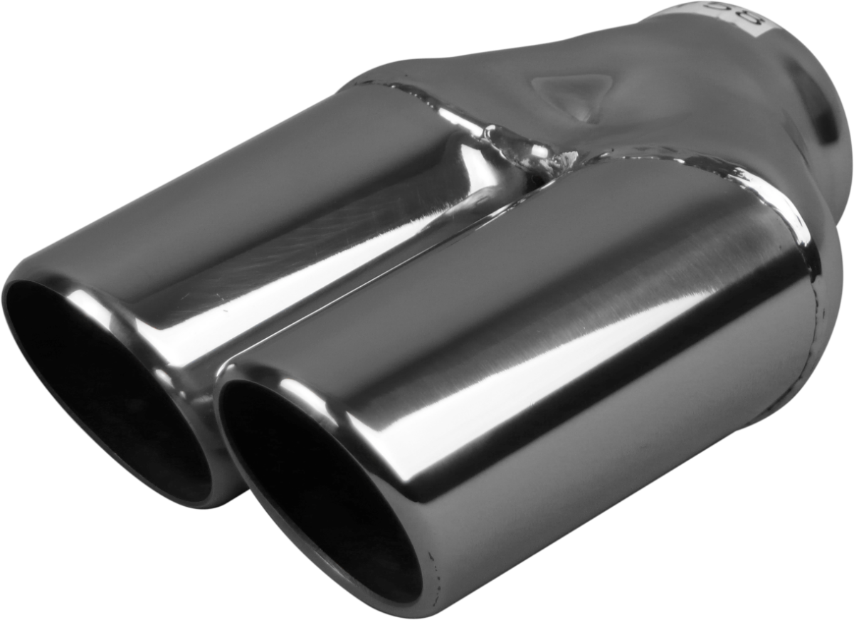 Redback Left-Hand Twin 3" Bumper-Cut Exhaust Tip | Z758