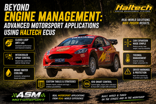 Beyond Engine Management: Advanced Motorsport Applications Using Haltech ECUs
