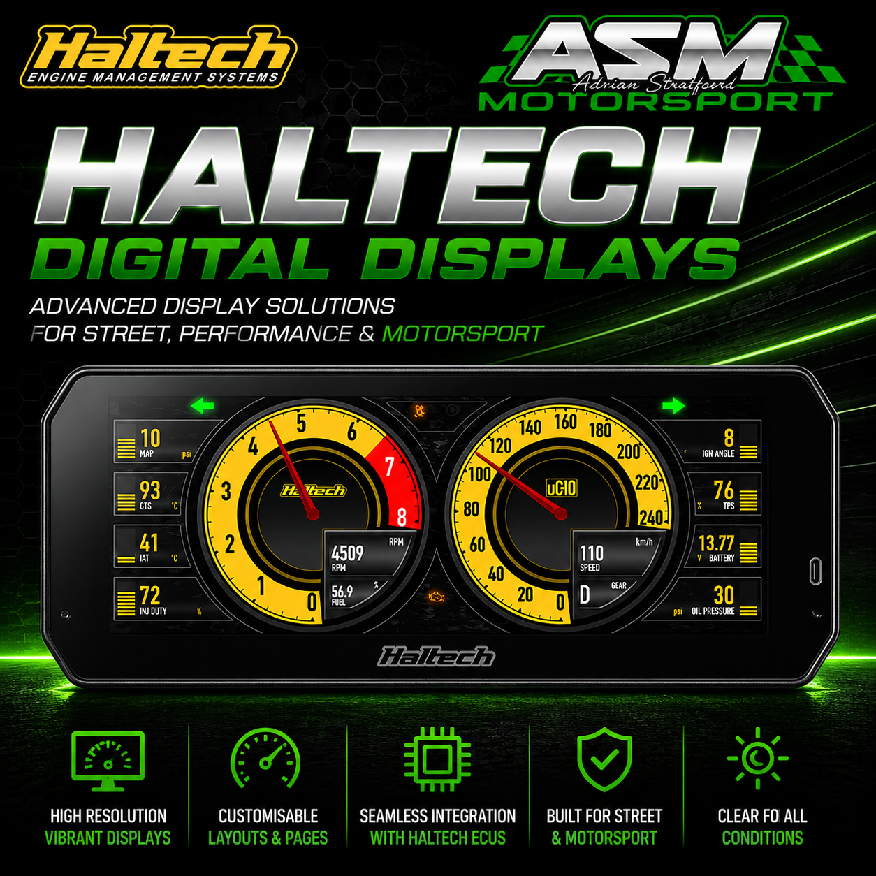 Haltech Digital Displays