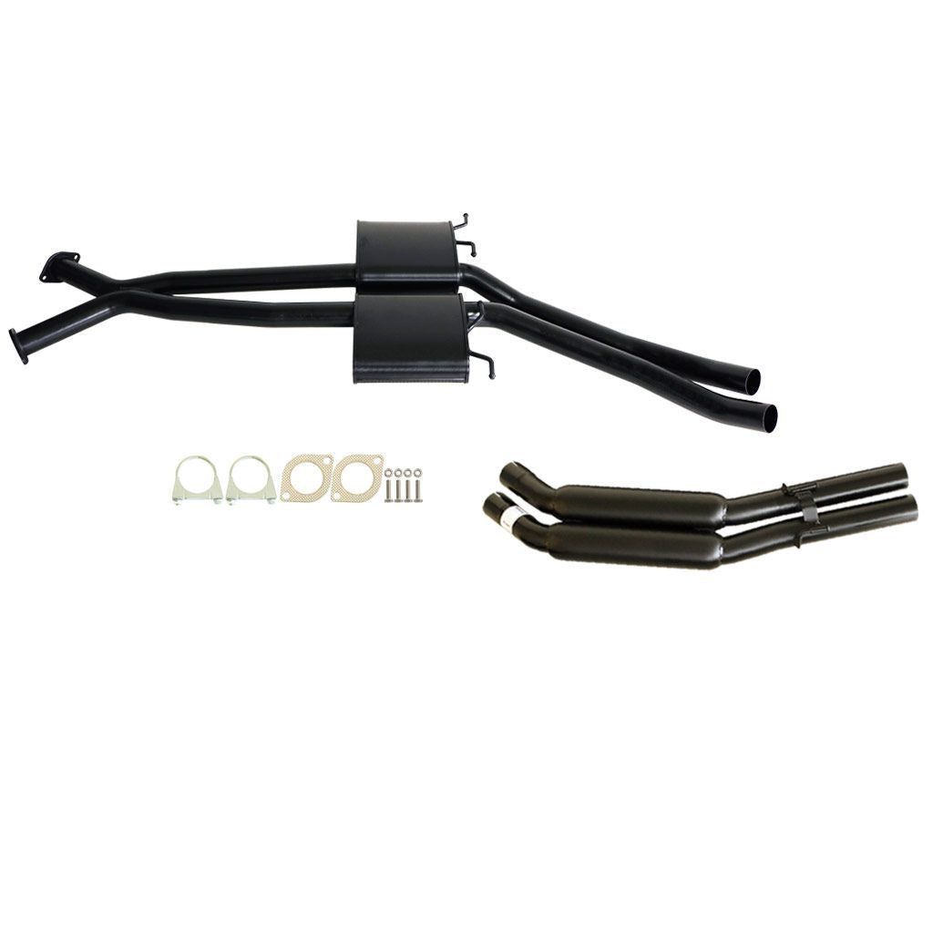 Holden Commodore VT-VZ ute wagon twin 2.5 inch front mufflers rear hotdogs - ST133-134HD