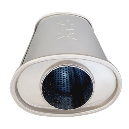 A-Series 304 stainless compact oval muffler