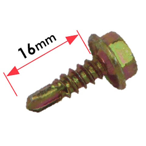 Redback Self-Drilling Metal Hex Screw – 10-16 × 16mm | B005