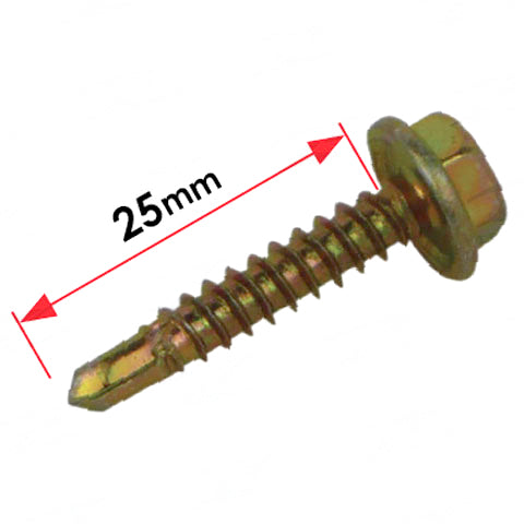 Redback Self-Drilling Metal Hex Screw – 10-16 × 25mm | B006