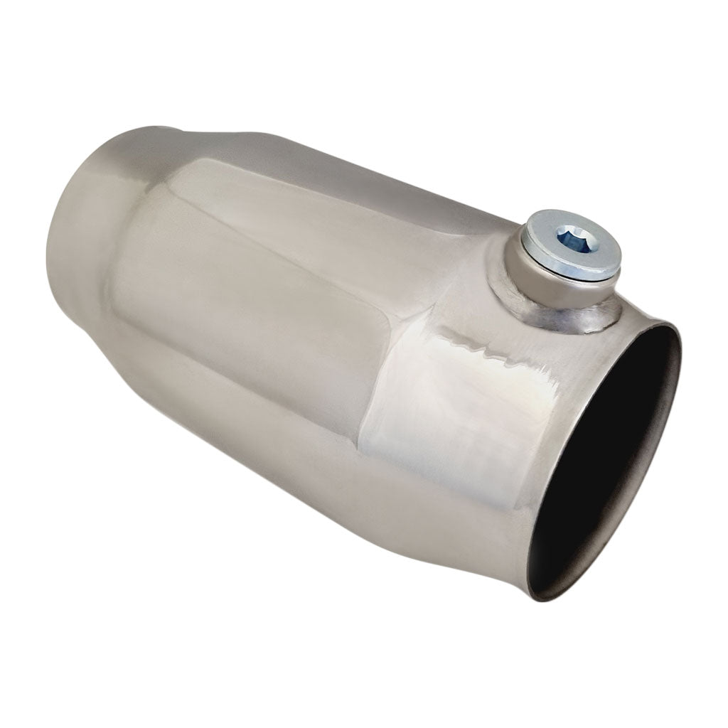 B1T300MBR — 3" 100 CELL (CPSI) ECO 190MM ROUND METALLIC POLISHED BULLET CAT