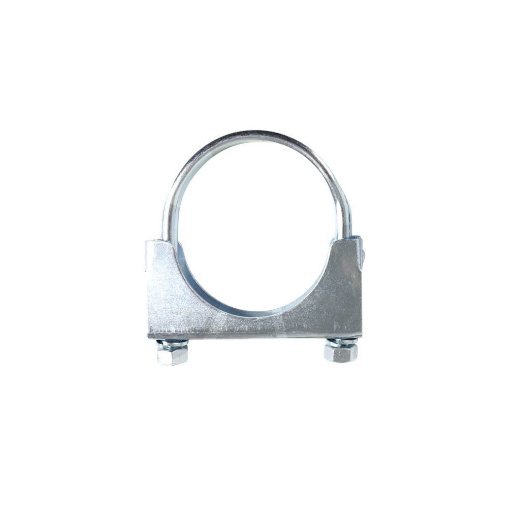 C03 — Heavy-Duty Silver U-Bolt Exhaust Clamps - Suitable for Expanded Pipes, Available in Sizes from 1 Inch to 6 Inches