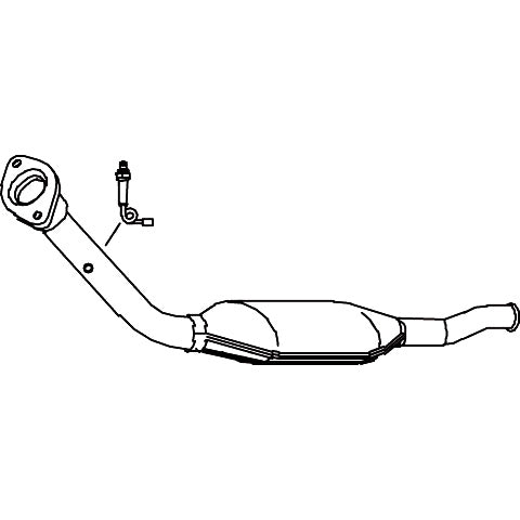 Redback Catalytic Converter – Peugeot 306 2.0L (03/1996–2003) | C5851