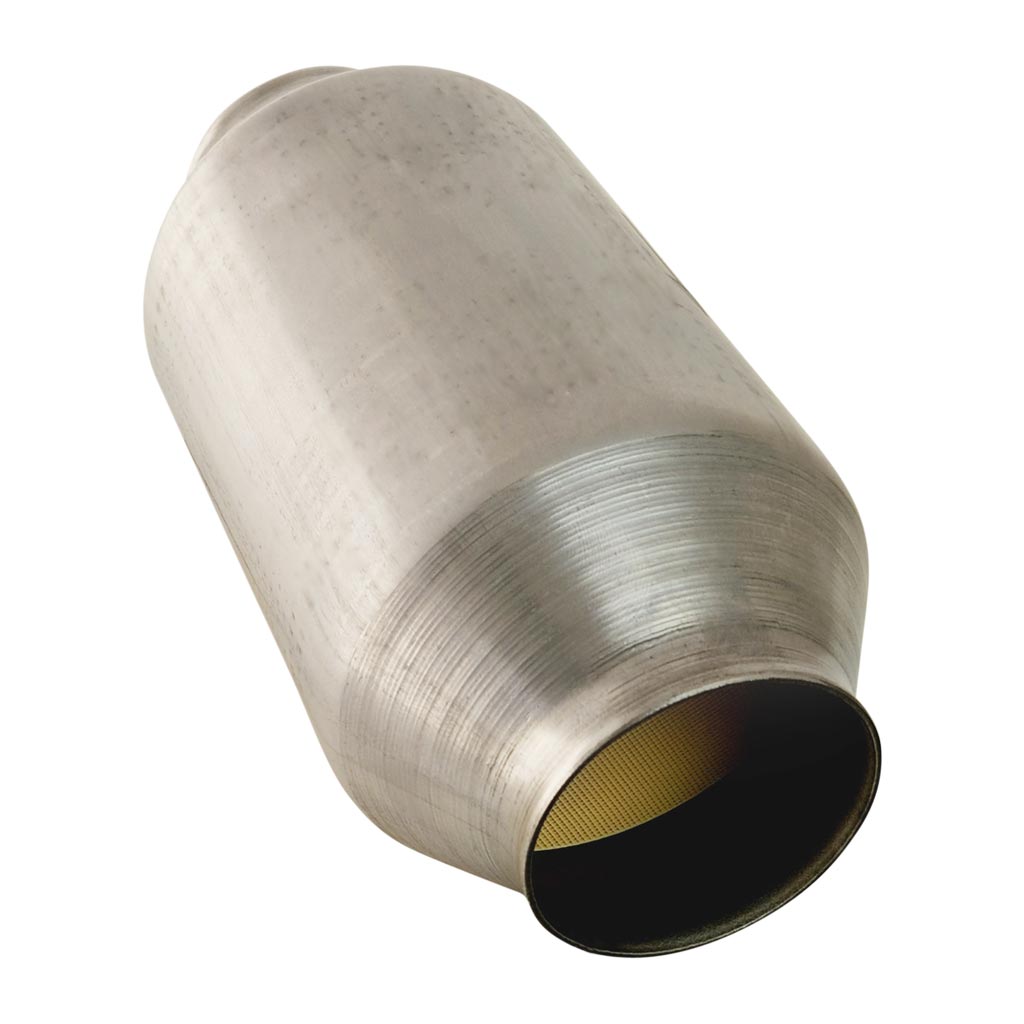 CA5225-R4 — Universal Euro 5 and 4 Ceramic Core Catalytic Converter 4" Round Body - Available in 2", 2.25", and 2.5"