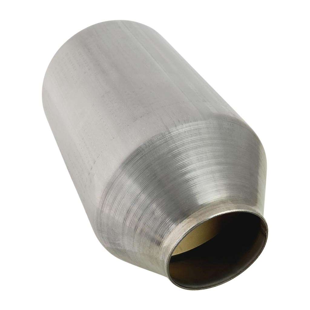 CA6250-R5 — Universal Euro 6 Ceramic Core Catalytic Converter 5" Round Body - Available in 2", 2.25", and 2.5"