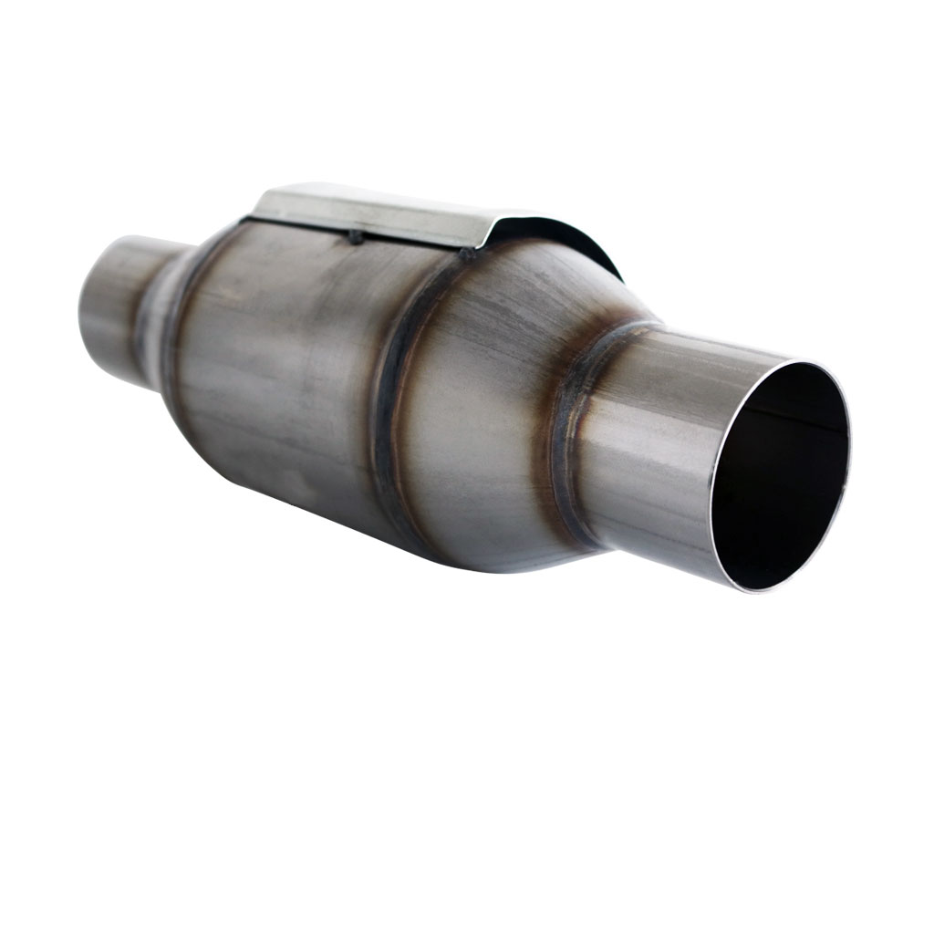 CAT225R — Universal Euro 2 Ceramic Catalytic Converter Round Body - Available in 1.75", 2", 2.25", and 2.5"