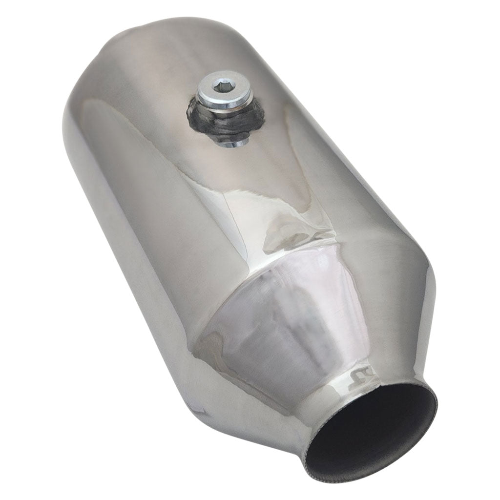 CAV7225 — 2.25 INCH UNIVERSAL EURO 4 AND 5 CATALYTIC DUAL BRICK CONVERTER 5" BODY 12" LONG O2 NUT IN CENTRE UP TO 6.2LT