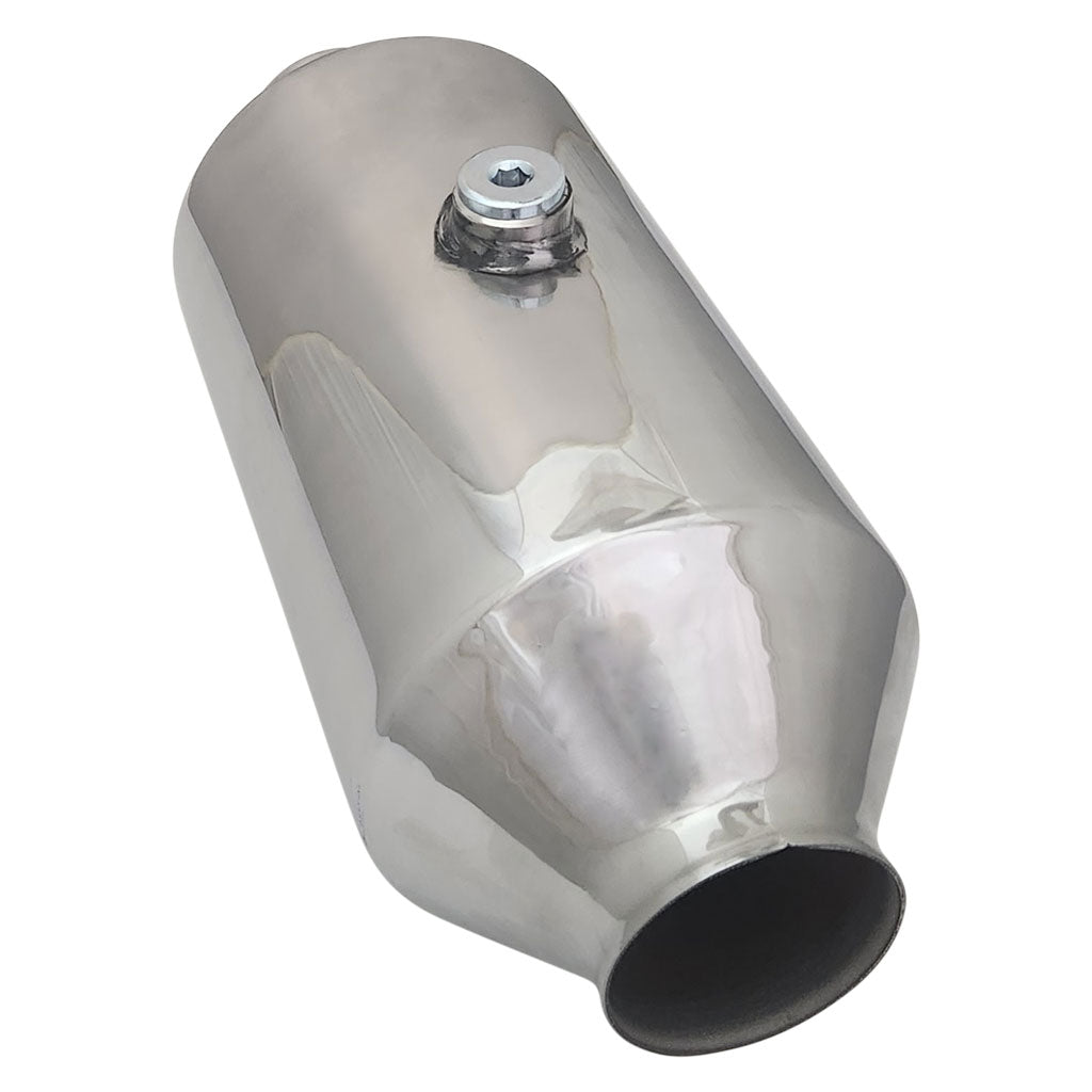 CAX7225 — 2.25 INCH UNIVERSAL EURO 6 CATALYTIC DUAL BRICK CONVERTER 5" BODY 12" LONG O2 NUT IN CENTRE UP TO 6.2LT