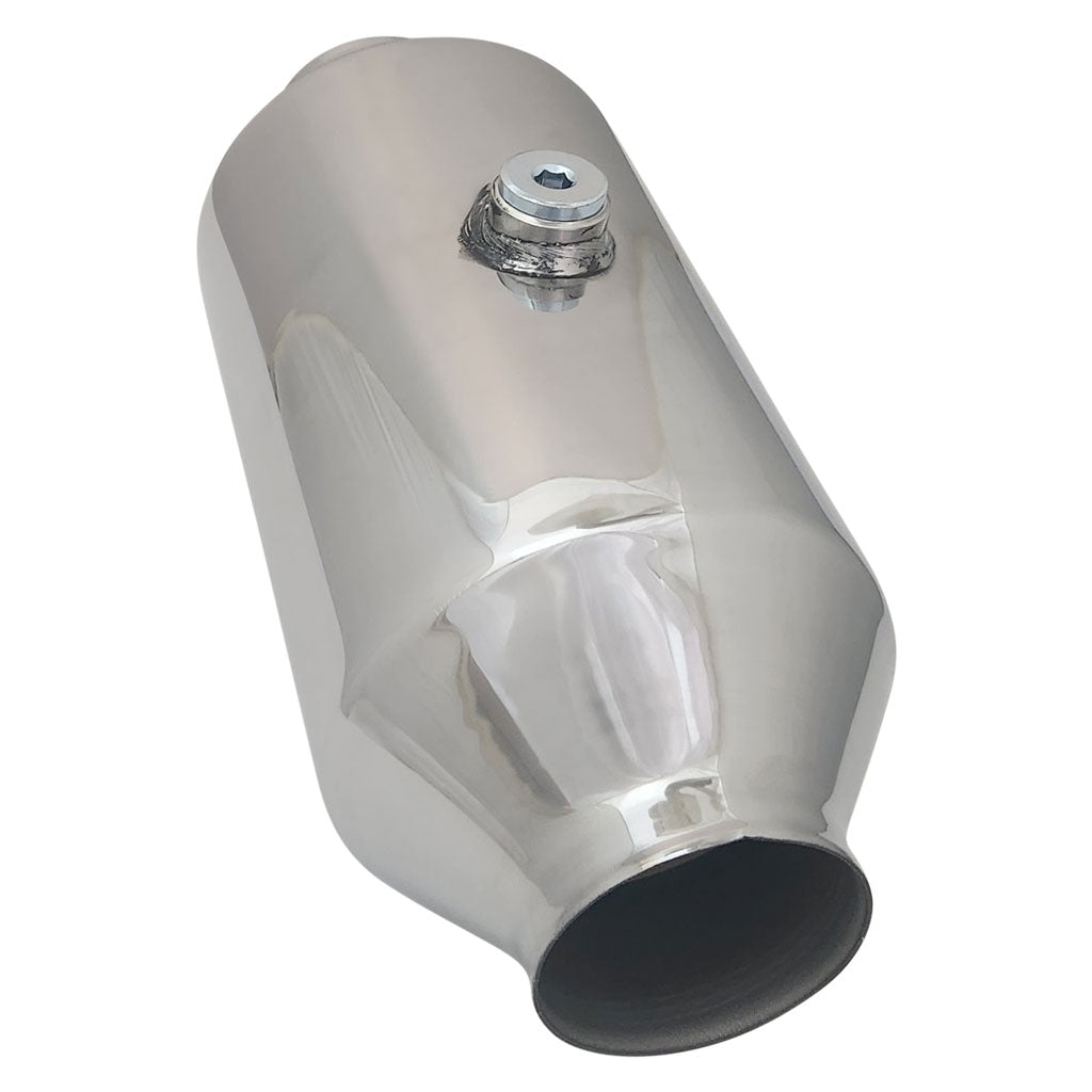 CAX7250 — 2.5 INCH UNIVERSAL EURO 6 CATALYTIC DUAL BRICK CONVERTER 5" BODY 12" LONG O2 NUT IN CENTRE UP TO 6.2LT