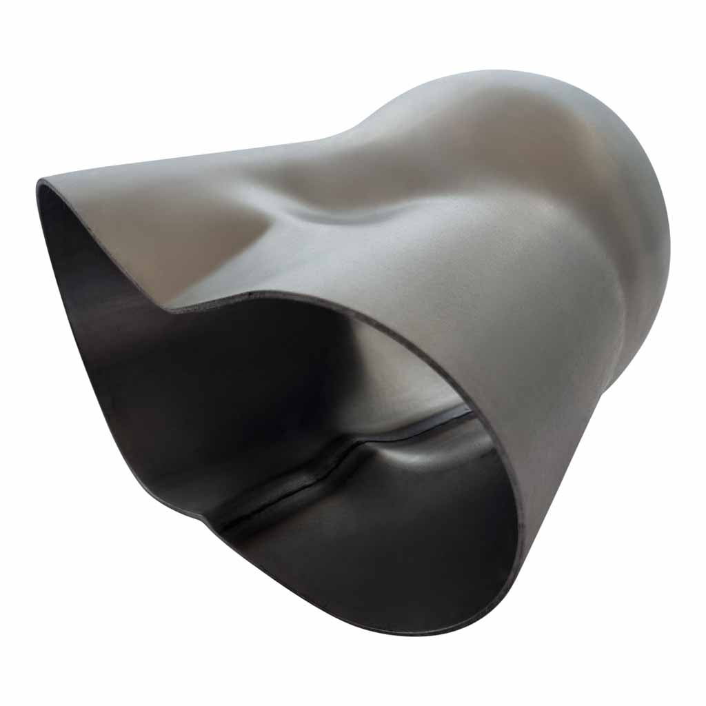 CC209 — 2 1/2" X 2 - 2 1/2" X 1 MILD STEEL COLLECTOR CONE