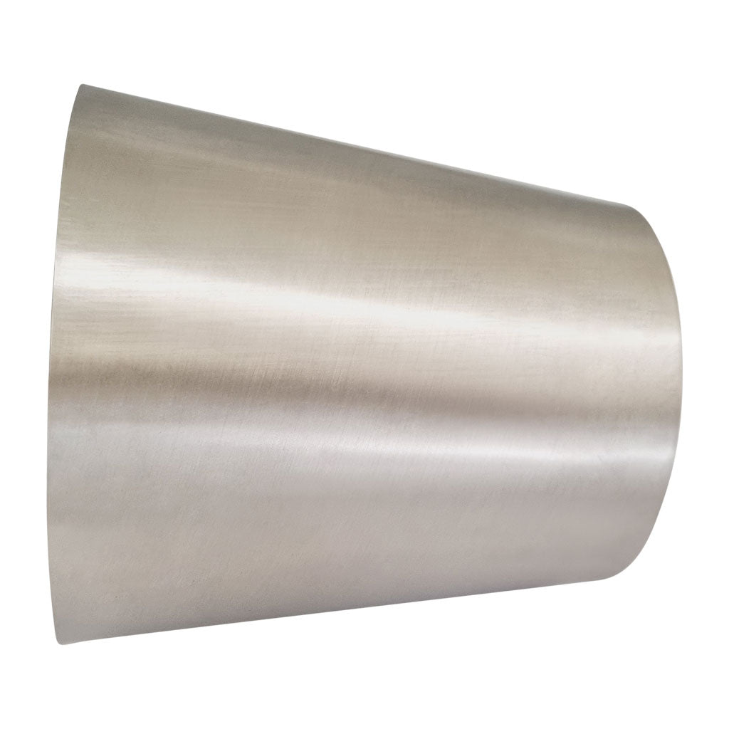 CR300400-304B — 3-4" Cone Reducer SS304 Brushed 4" (101mm) Whole Length 1.5mm WT