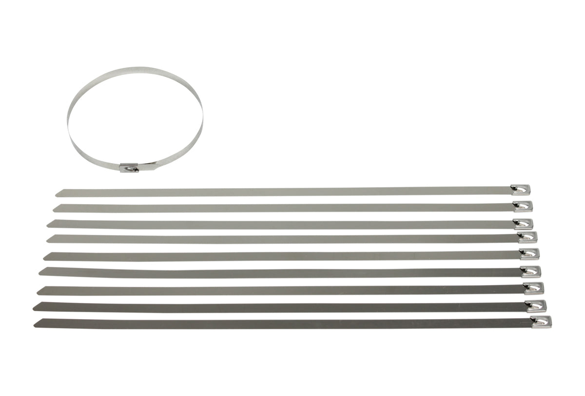 Redback Stainless Steel Cable Ties – 350mm × 8mm, 10 Pack | CTS35008-10