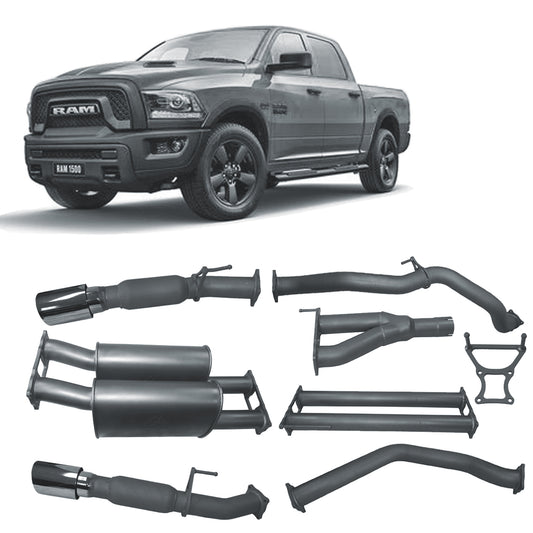Redback Twin 3-inch Cat-Back, Large Muffler – RAM 1500 DS 5.7L V8 | DRX80100-PM