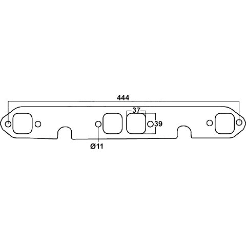 Redback Chevrolet Small Block V8 Header Gasket | DSF009
