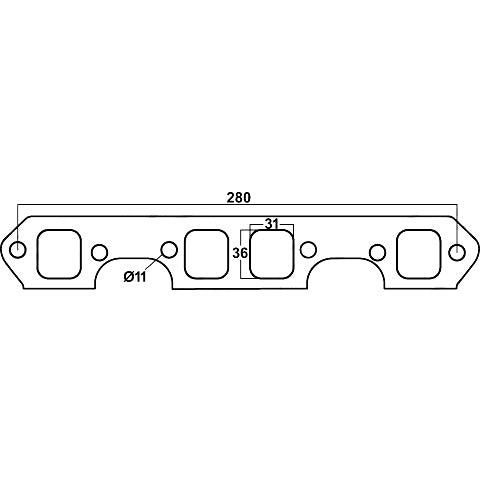 Redback Holden 253 / 308 V8 Header Gasket | DSF009A