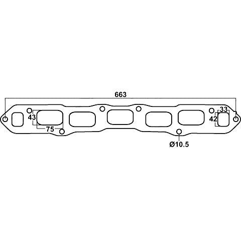 Redback Toyota Land Cruiser 2F 4.2L Header Gasket | DSF032