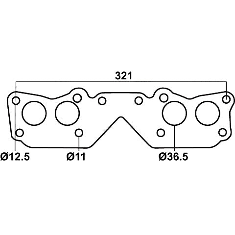 Redback Toyota 21R-C / 22R Header Gasket | DSF057