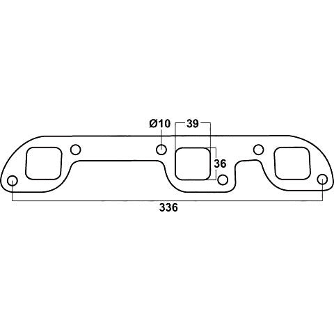 Redback Holden Commodore Buick 3.8L V6 Header Gasket | DSF060