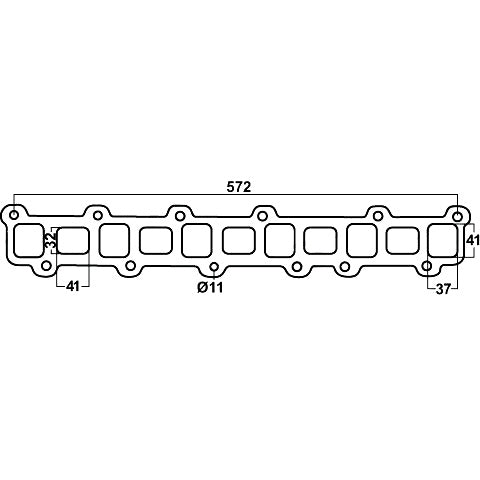 Redback Nissan Patrol GQ TB42 / TD42 4.2L Header Gasket | DSF073