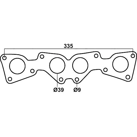 Redback Ford Courier / Mazda G6 2.6L Header Gasket | DSF118