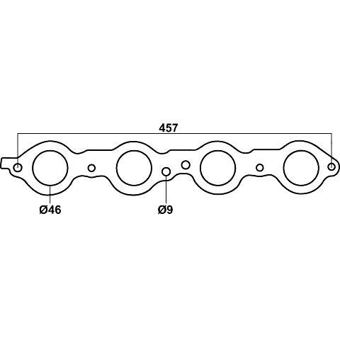 Redback Holden LS1 / LS2 / L77 / L98 V8 Header Gasket | DSF138
