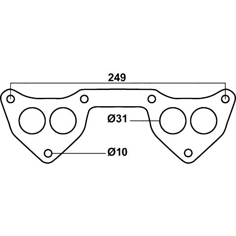 Redback Hyundai Excel / Mitsubishi Orion 4G12 / 4G15 Header Gasket | DSF748