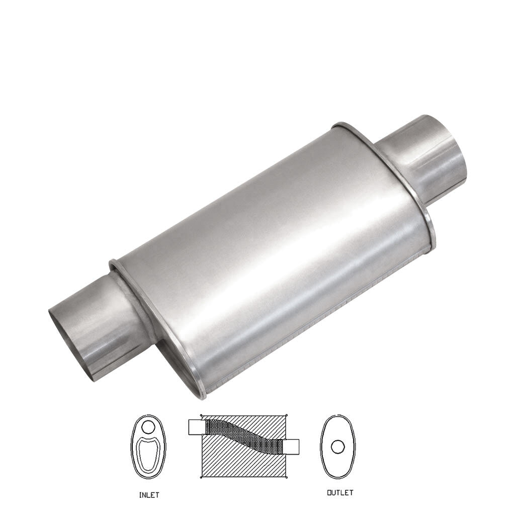 E-Series 4 inch MegaFlow muffler
